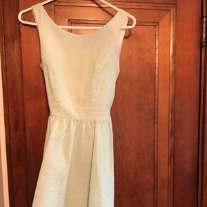 Lauren James Seersucker Perfect Derby Dress